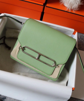 에르메스 룰리스18 아보카도그린 은장 에버컬러